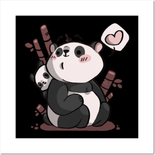 Mom panda Posters and Art